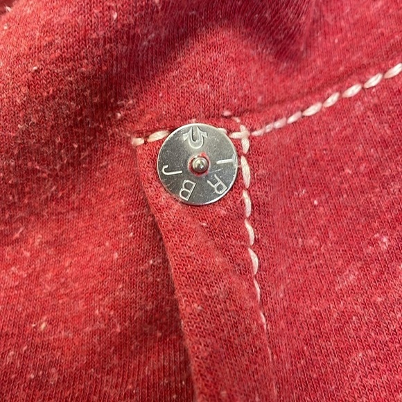 True Religion - Long Sleeve Zip Up Hoodie - Heather Red - 2XL - Picture 13 of 13